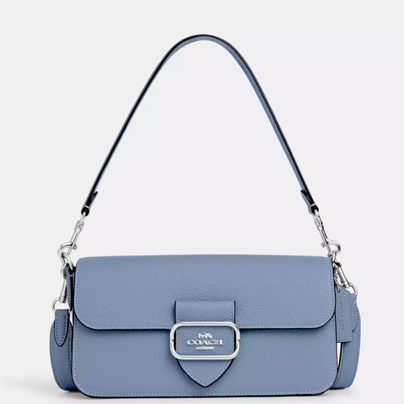 Coach Morgan Shoulder Bag Blue Mist - Picture 3 of 9